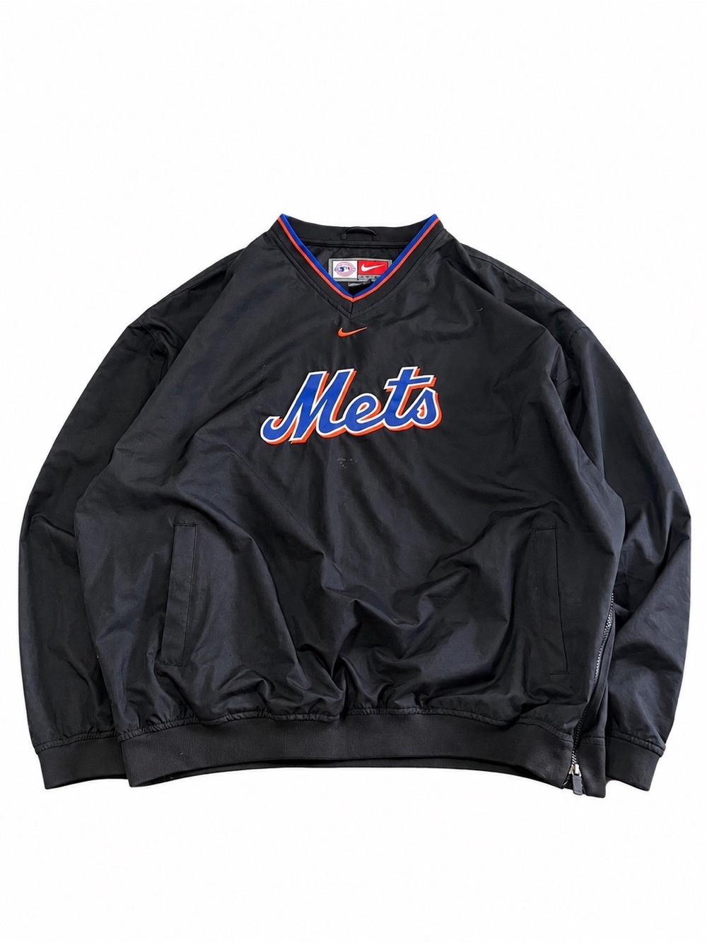 Vintage Nike Mets Pull over Jacket